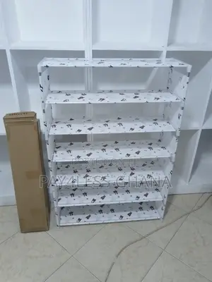 7-Layer Little Bear Metal Shoe Rack
