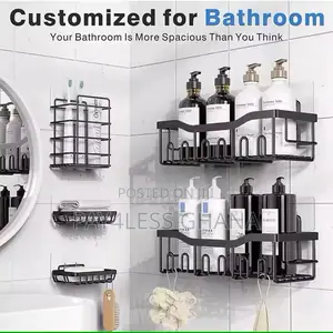 Bathroom Kitchen Organizer Shelf Set