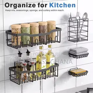 Bathroom Kitchen Organizer Shelf Set