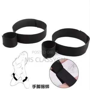 Sm Fun Split Leg Hand and Foot Cuffs One-Word Bondage