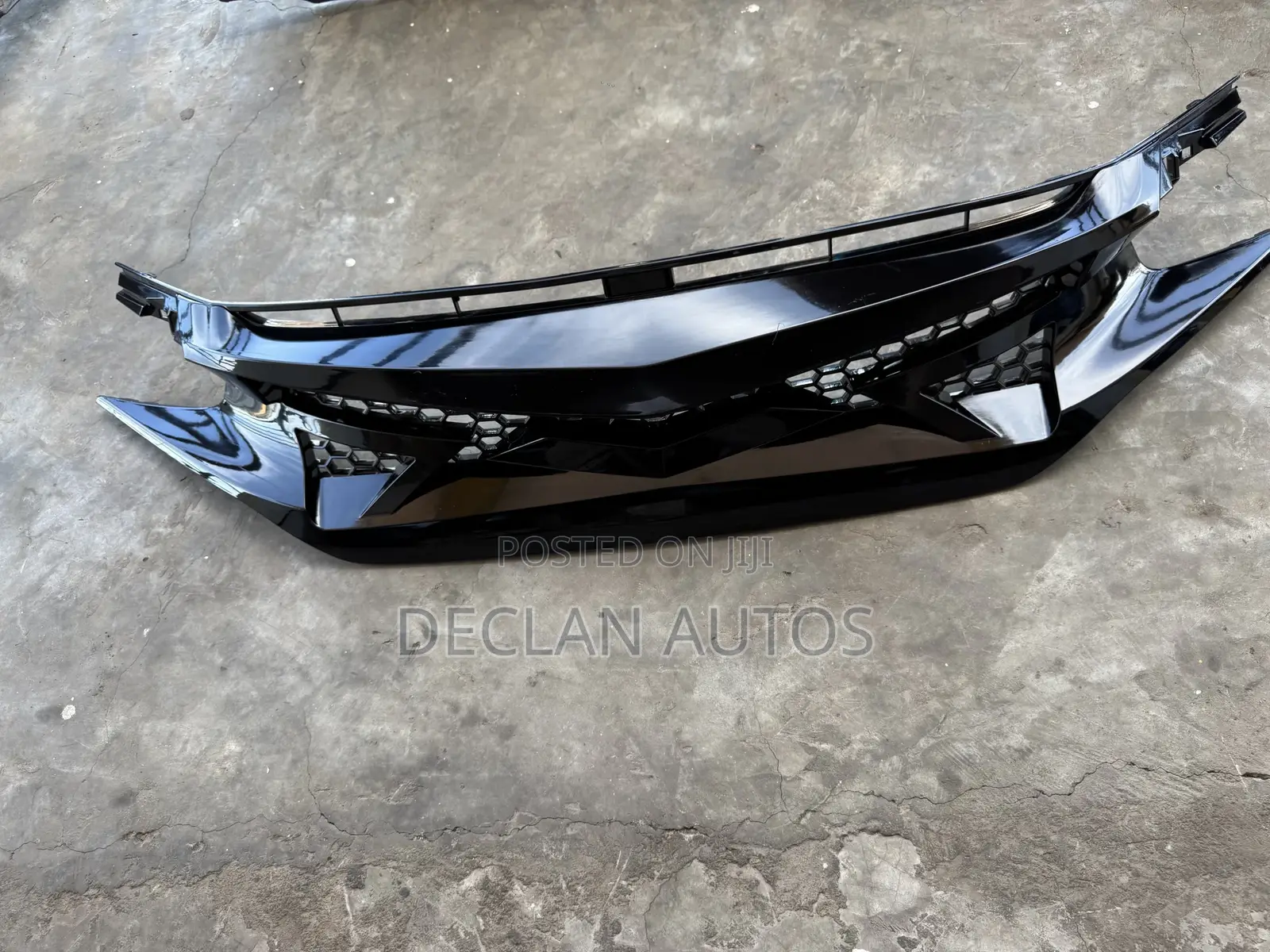 Front Grille Upper Grill For Honda Civic 2018 Mot Glossy Blk