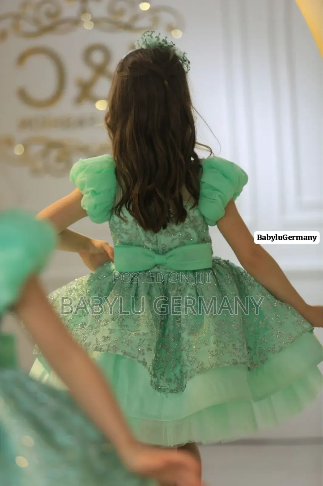 Luxury Mint Green Princess Ball Gown Dress