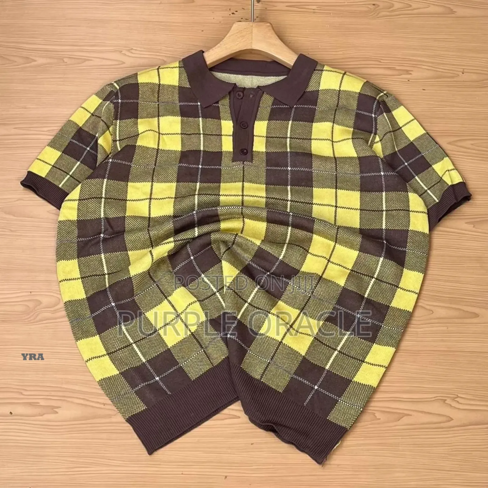 Sundazed Waffle Knit Picot Collar Polo Shirt