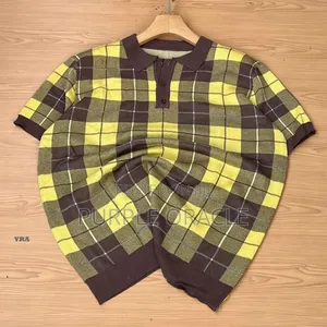 Sundazed Waffle Knit Picot Collar Polo Shirt