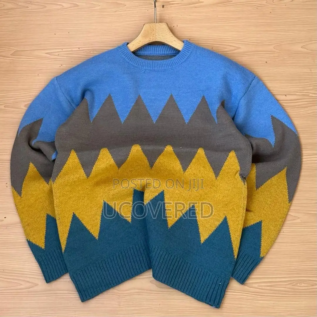 Unisex Rhombus Casual Pullover