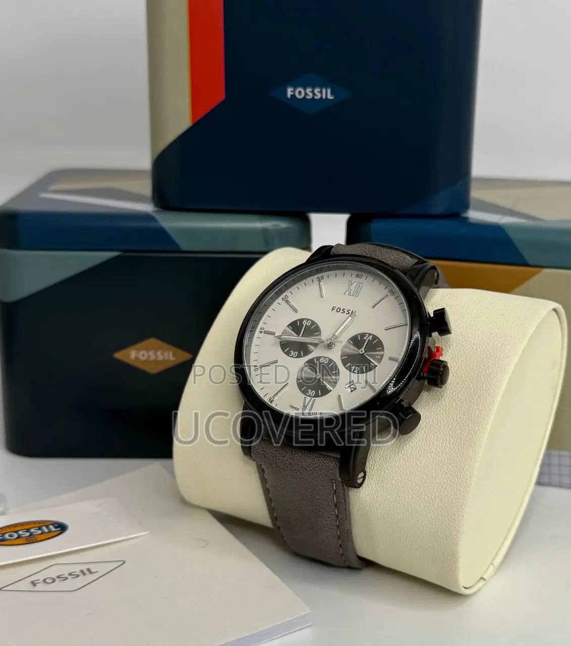 Fossil Men’S Machine Stainless Steel Chronograph Watch