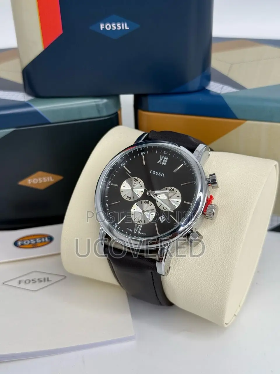 Fossil Men’S Machine Stainless Steel Chronograph Watch