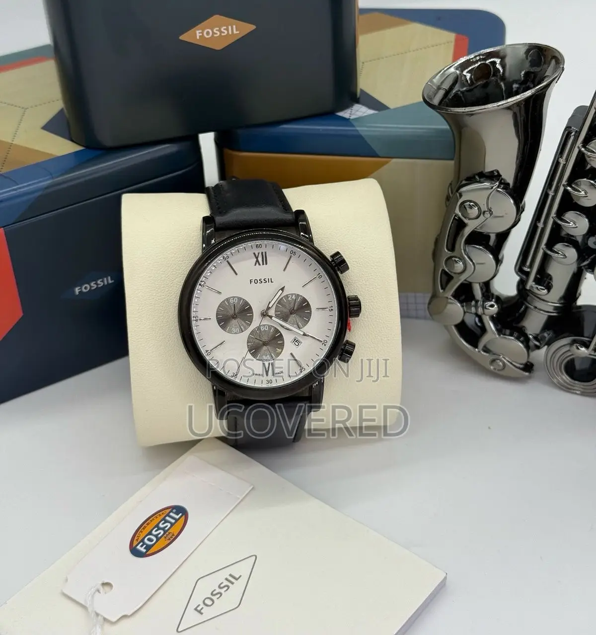 Fossil Men’S Machine Stainless Steel Chronograph Watch