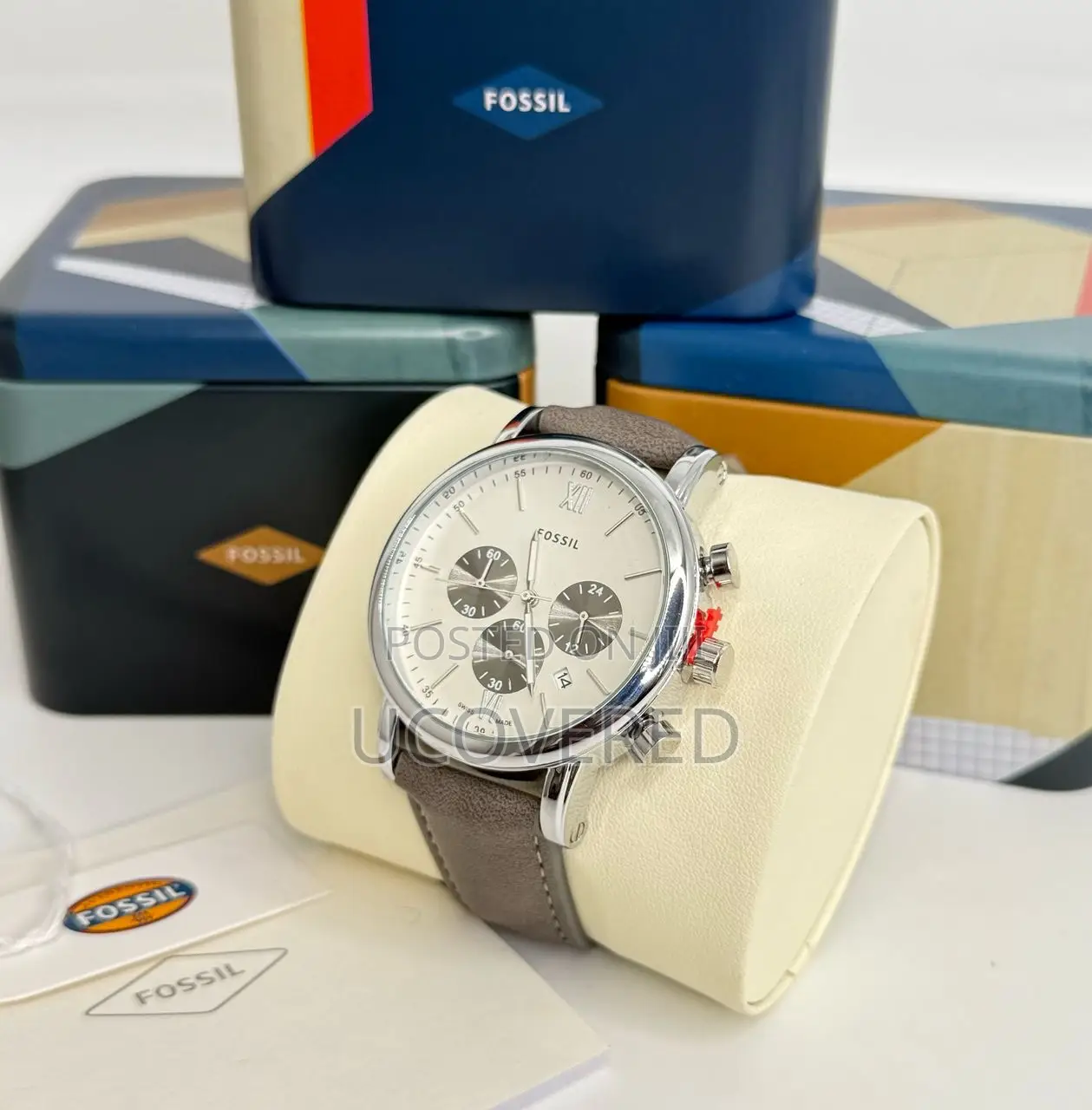 Fossil Men’S Machine Stainless Steel Chronograph Watch