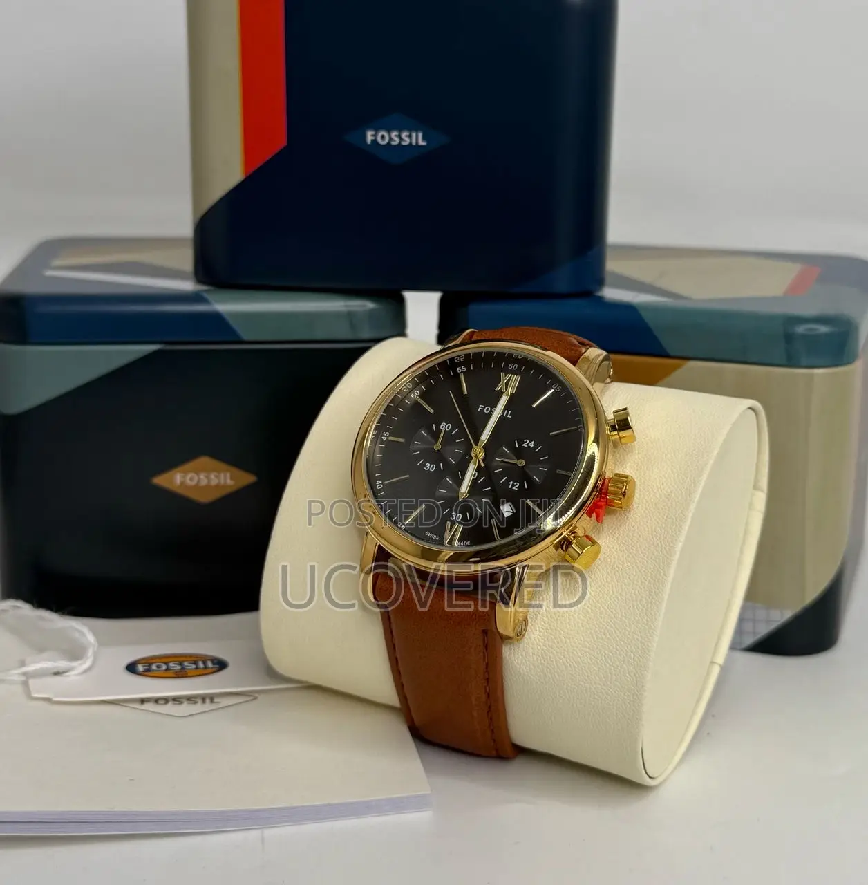 Fossil Men’S Machine Stainless Steel Chronograph Watch