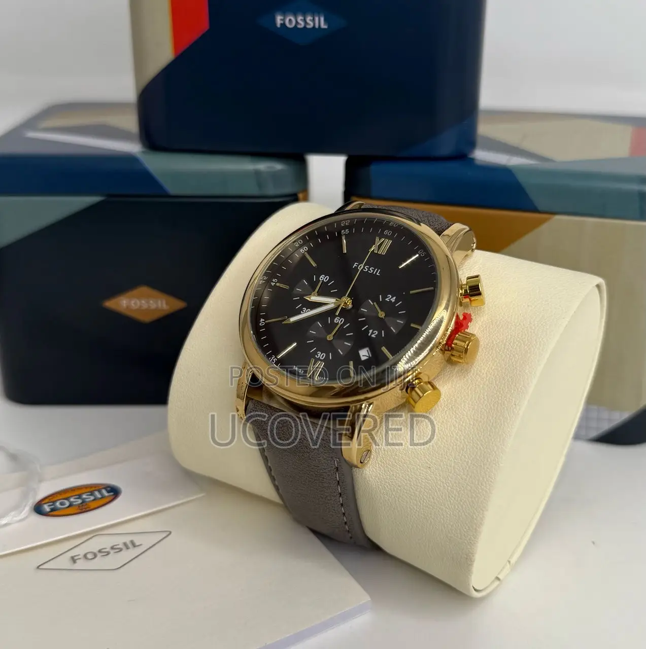 Fossil Men’S Machine Stainless Steel Chronograph Watch