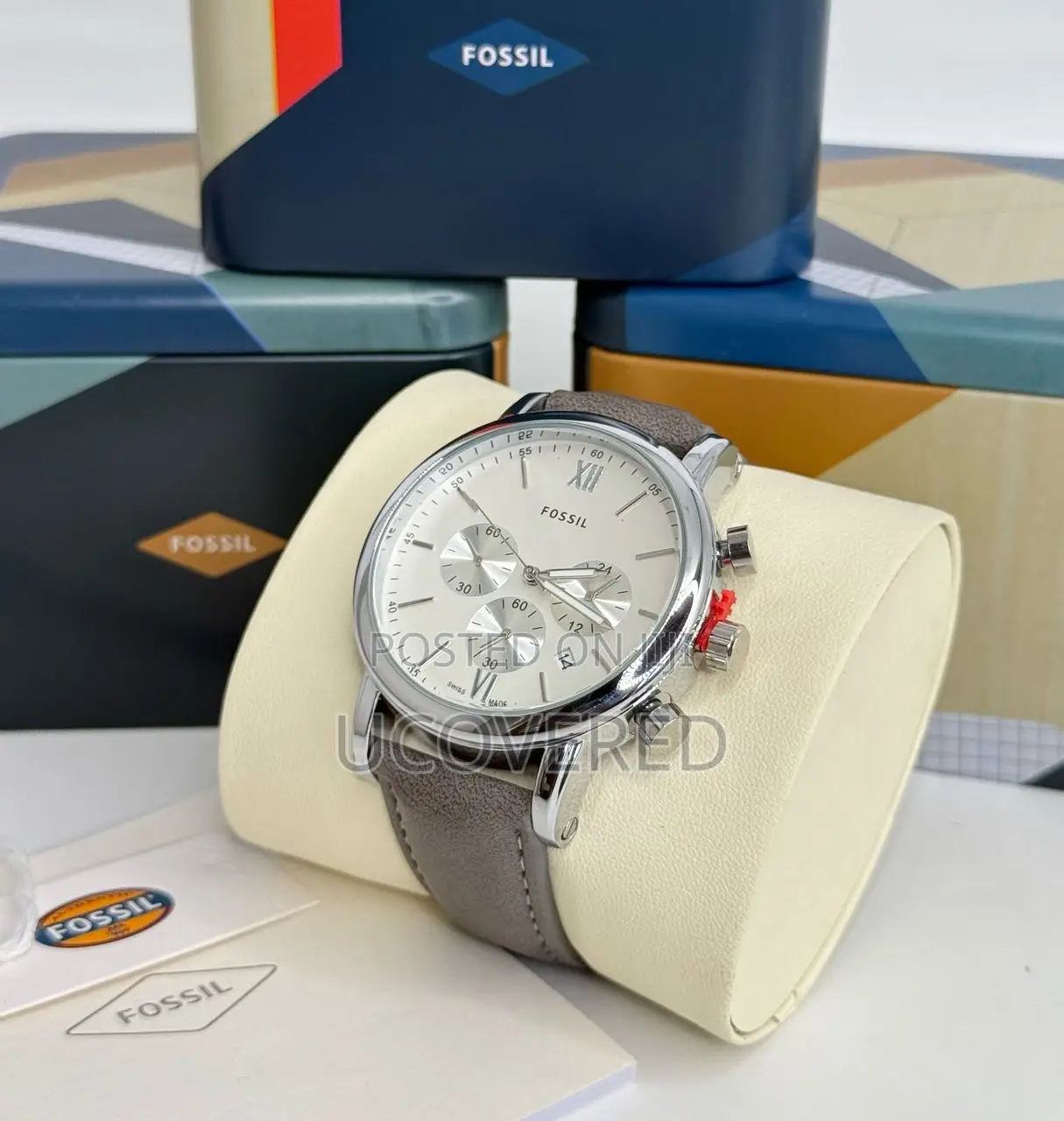 Fossil Men’S Machine Stainless Steel Chronograph Watch
