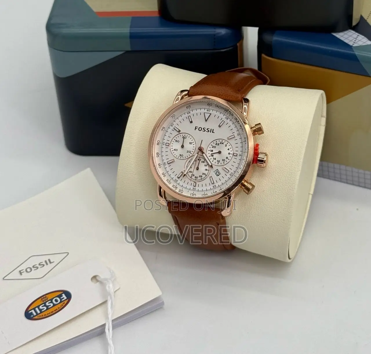 Fossil Men’S Machine Stainless Steel Chronograph Watch