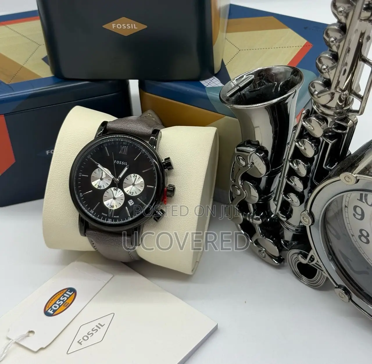 Fossil Men’S Machine Stainless Steel Chronograph Watch