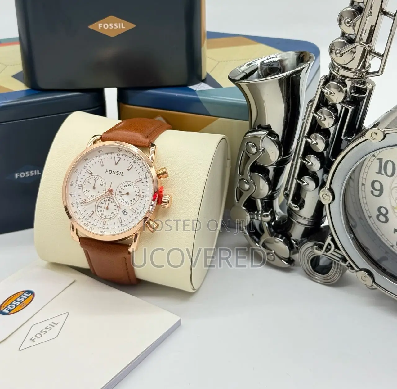 Fossil Men’S Machine Stainless Steel Chronograph Watch