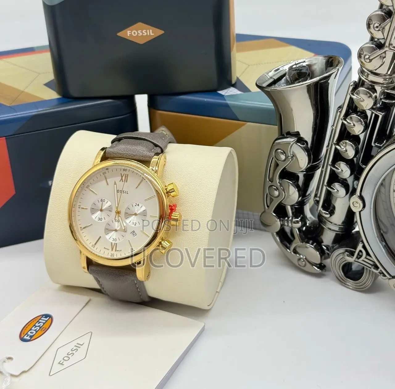 Fossil Men’S Machine Stainless Steel Chronograph Watch