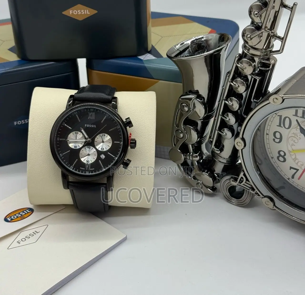 Fossil Men’S Machine Stainless Steel Chronograph Watch