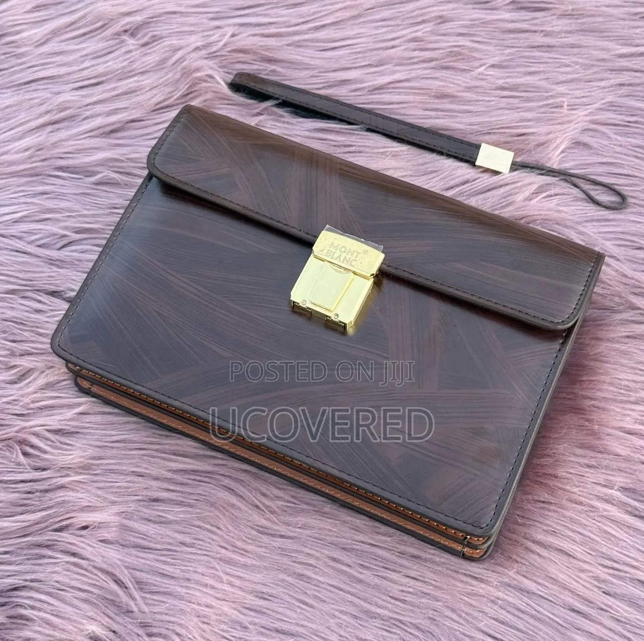 Mont Blanc Clutch Bag Man Purse(Leather)