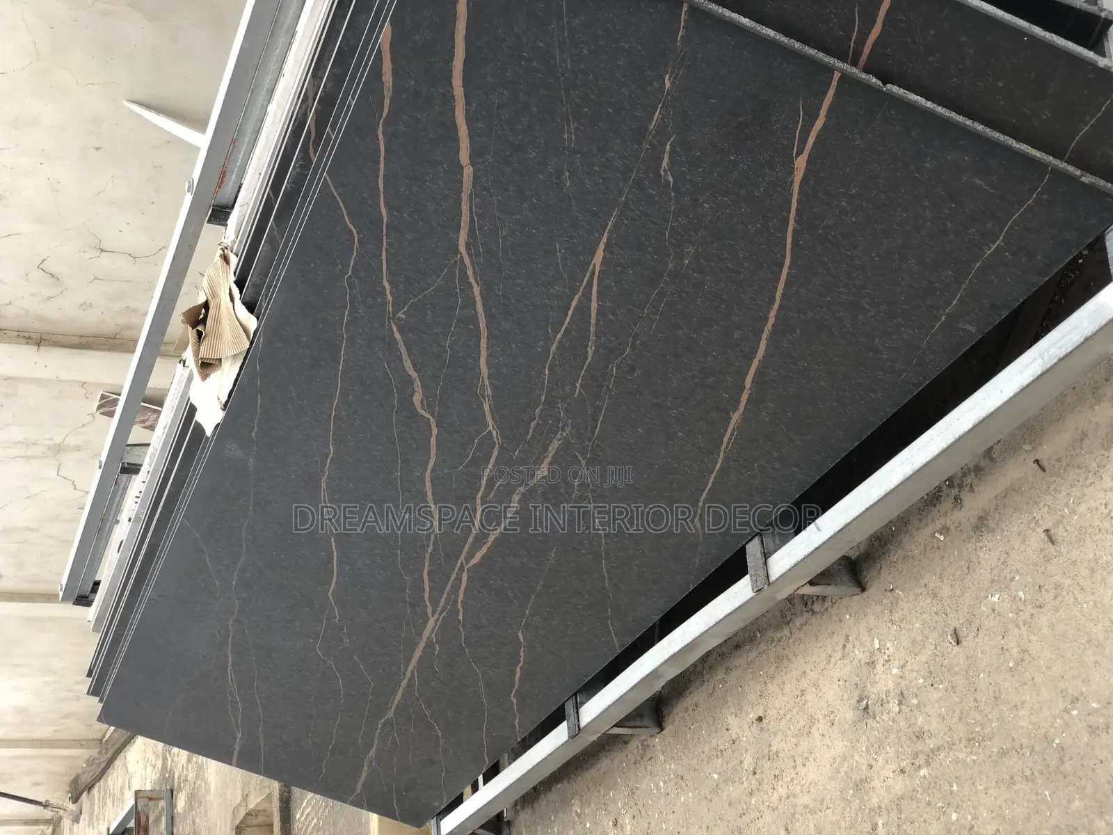 Black Sintered Stone(80x2600x15mm) Marble Type Available