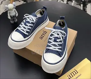 Ami Rainbow Lace Up Sneaker Shoes