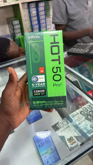 New Infinix Hot 50 Pro+ 4G 128 GB Black