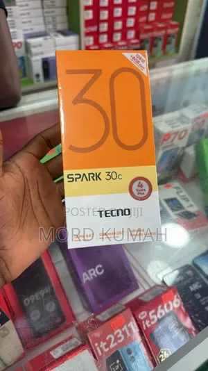 New Tecno Spark 30C 128 GB Black