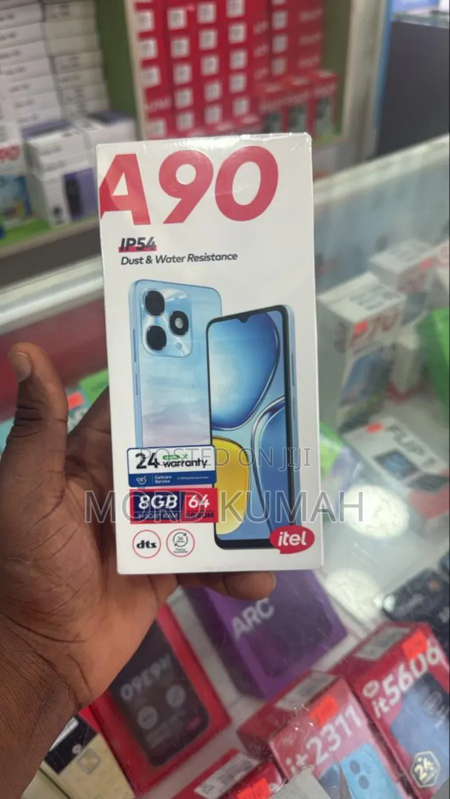 New Itel A90 64 GB Black