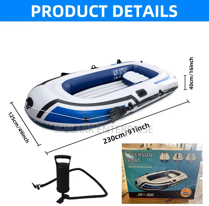 Inflatable Boat For 3 People 230cm*125cm