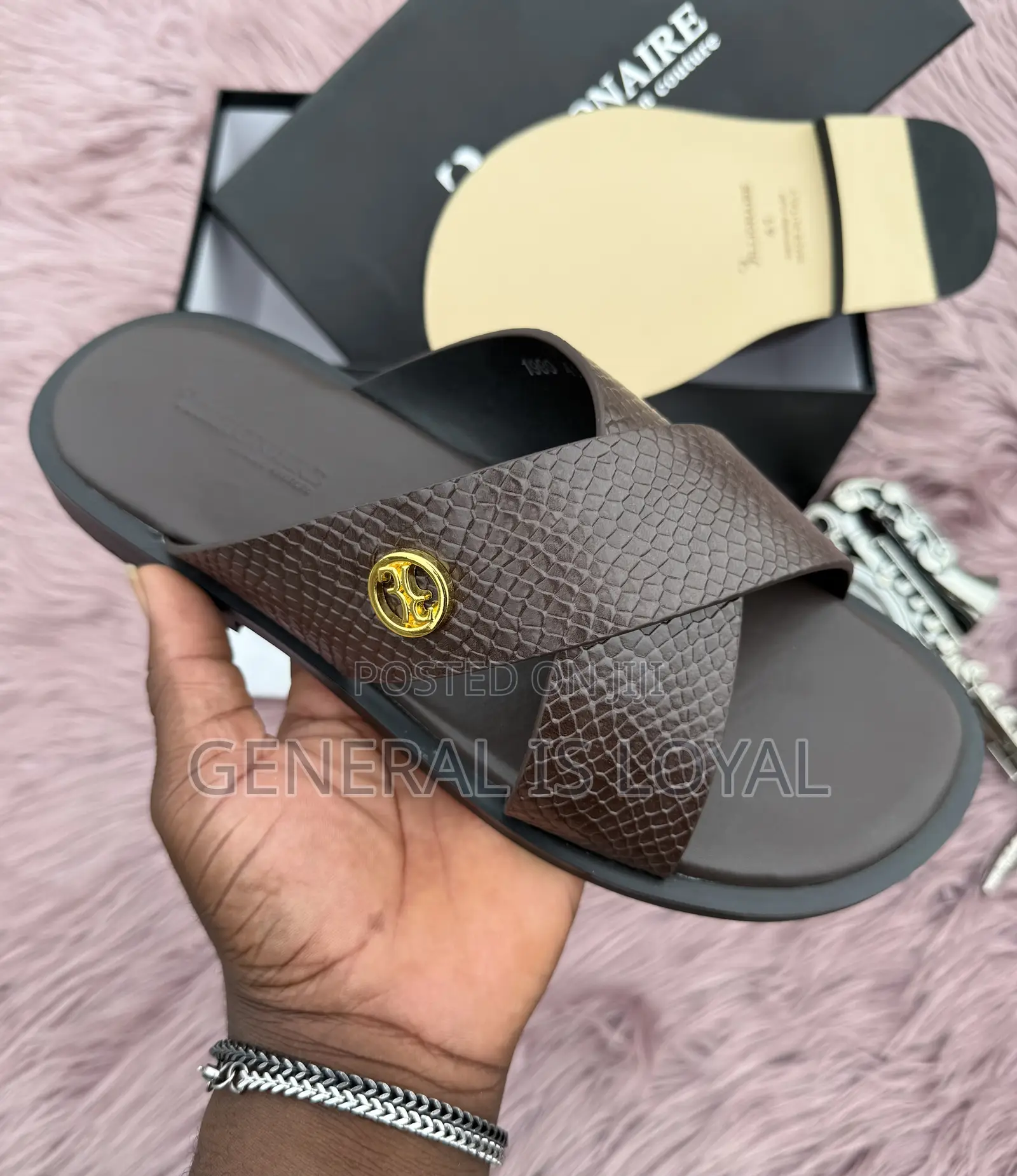 Billionaire Cross Slippers