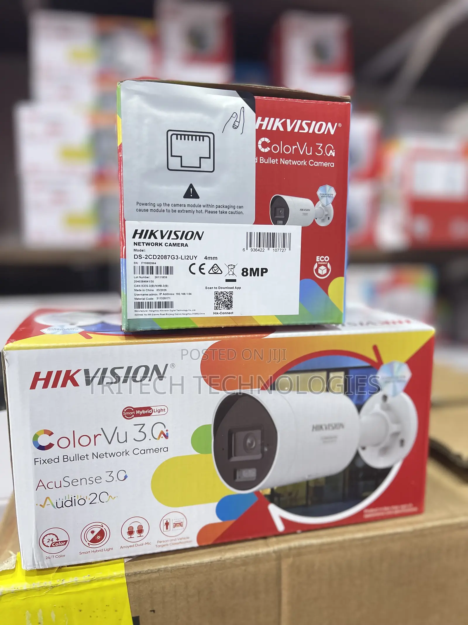Hikvision Ds-2cd2087g3-Li2uy (3.0 New)8mp Colorvu Ip Outdoor