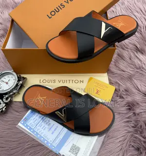 Louis Vuitton Cross Slippers