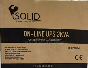 Solid 3kva (3000va) Wave Line Interactive Ups+Avr Online