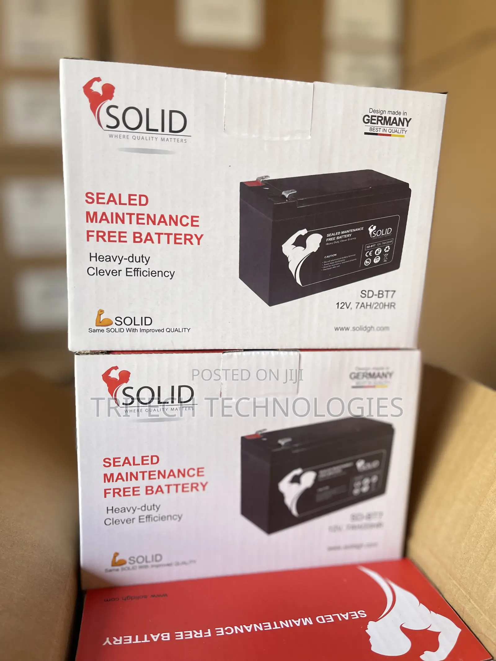 Solid Sealed 12v7a Led Acid Ups Battery