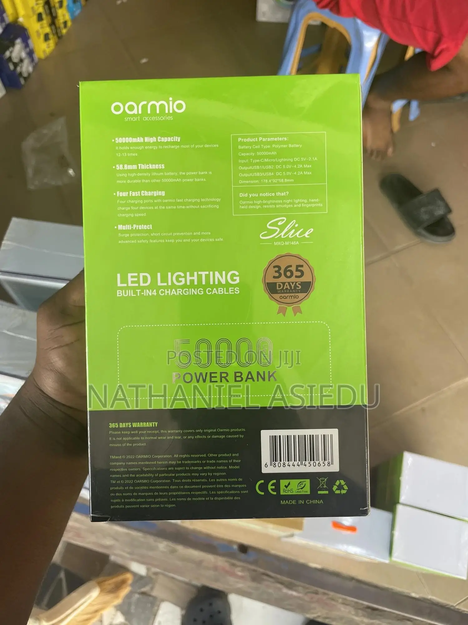 Oarmio 50000mah Power Bank.