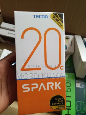 New Tecno Spark 20C 256 GB Black