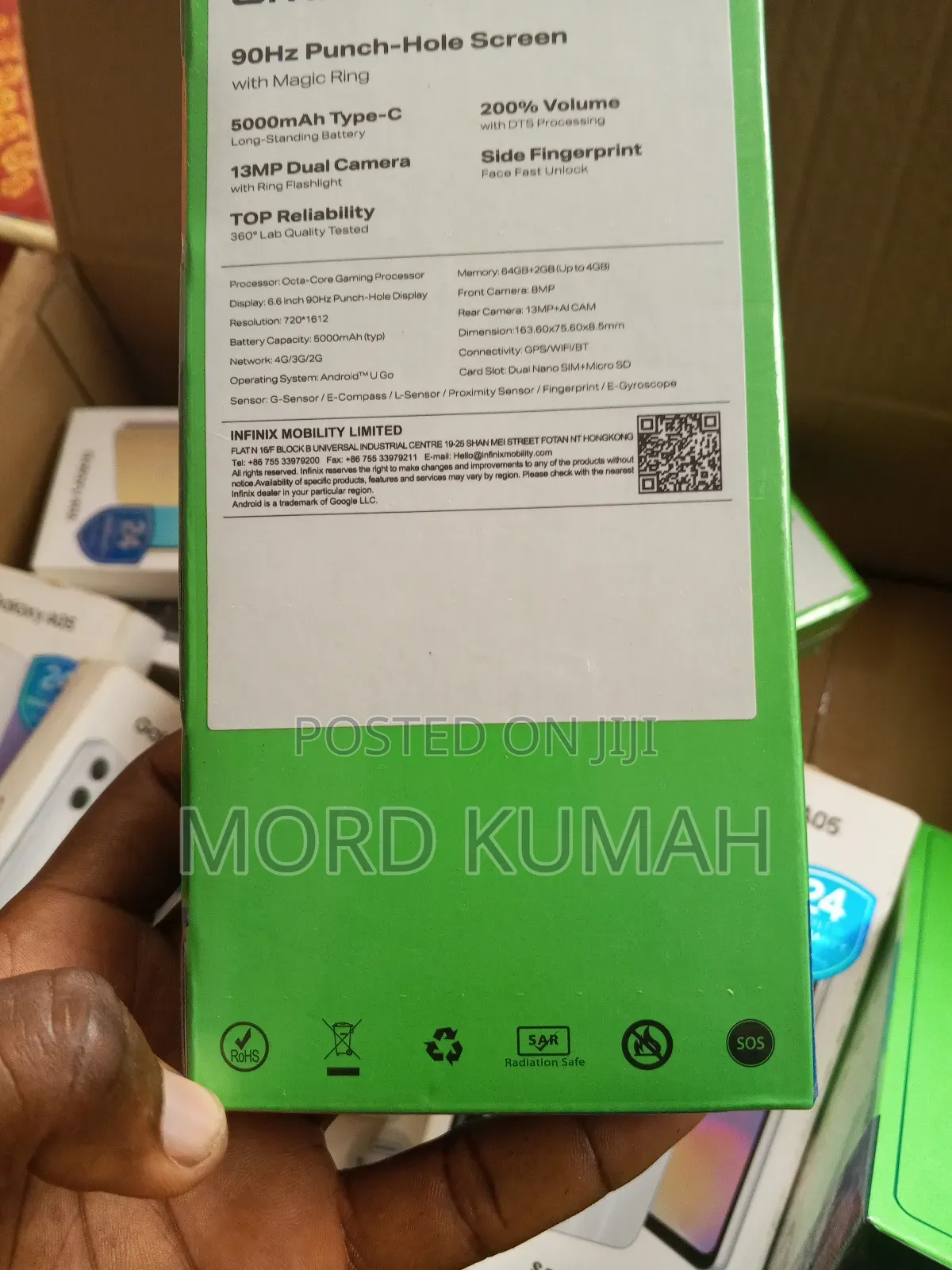 New Infinix Smart 9 64 GB Black