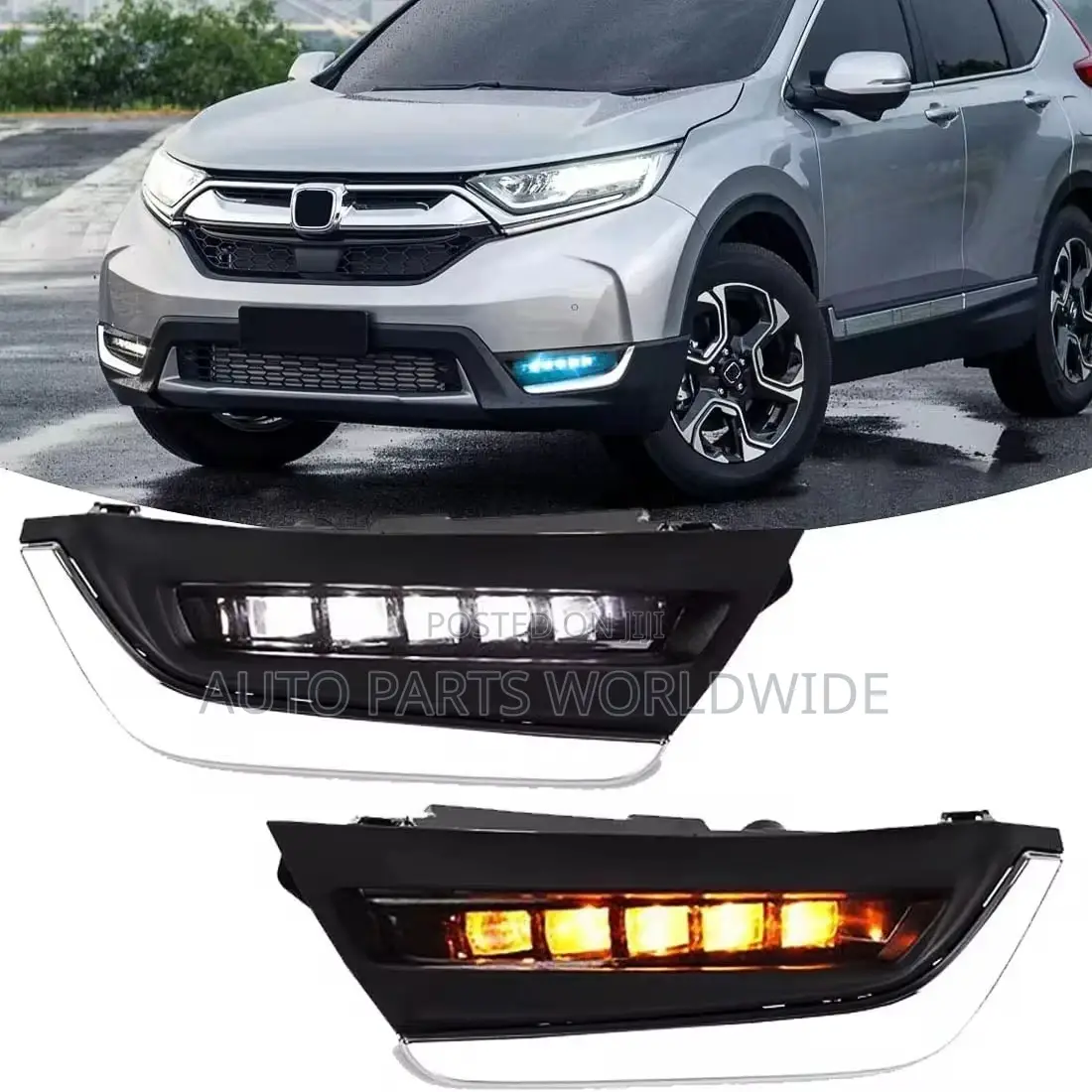 Honda CRV Led Foglights DRL Signal Lamps 2017-2021