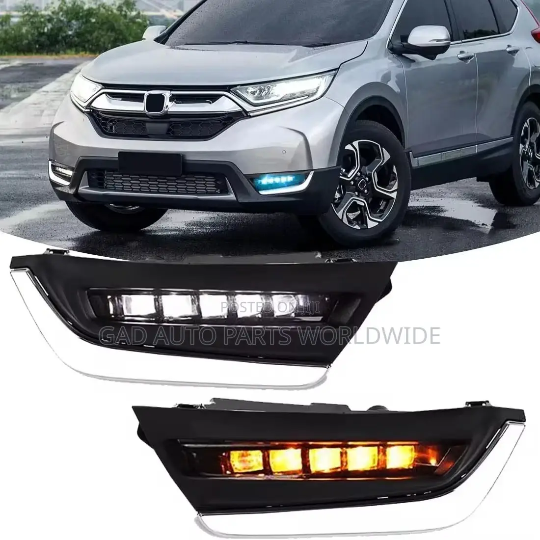 Honda CRV Led Foglights DRL Signal Lamps 2017-2021