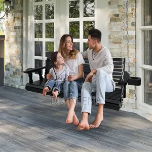 -Seater Wooden Porch Swing Outdoor Patio Garden
