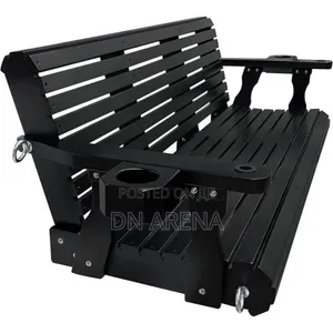 -Seater Wooden Porch Swing Outdoor Patio Garden
