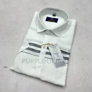 Millionaire's White Linen Shirt