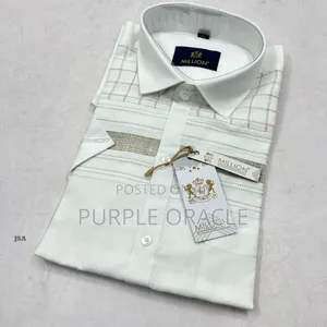 Millionaire's White Linen Shirt