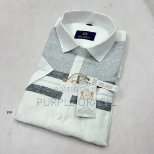 Millionaire's White Linen Shirt