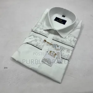 Millionaire's White Linen Shirt