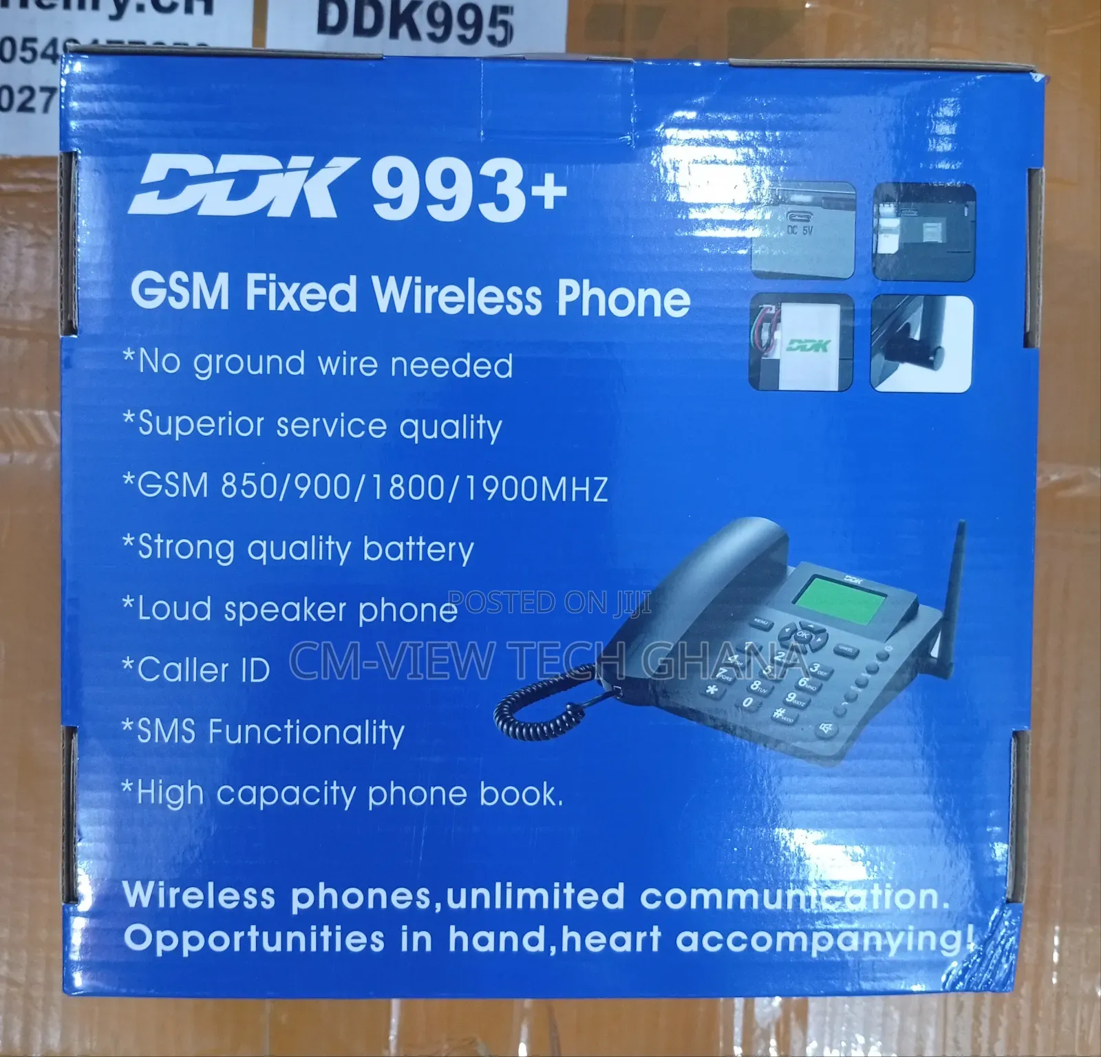DDK 993+ Wireless Telephone + Sim Port