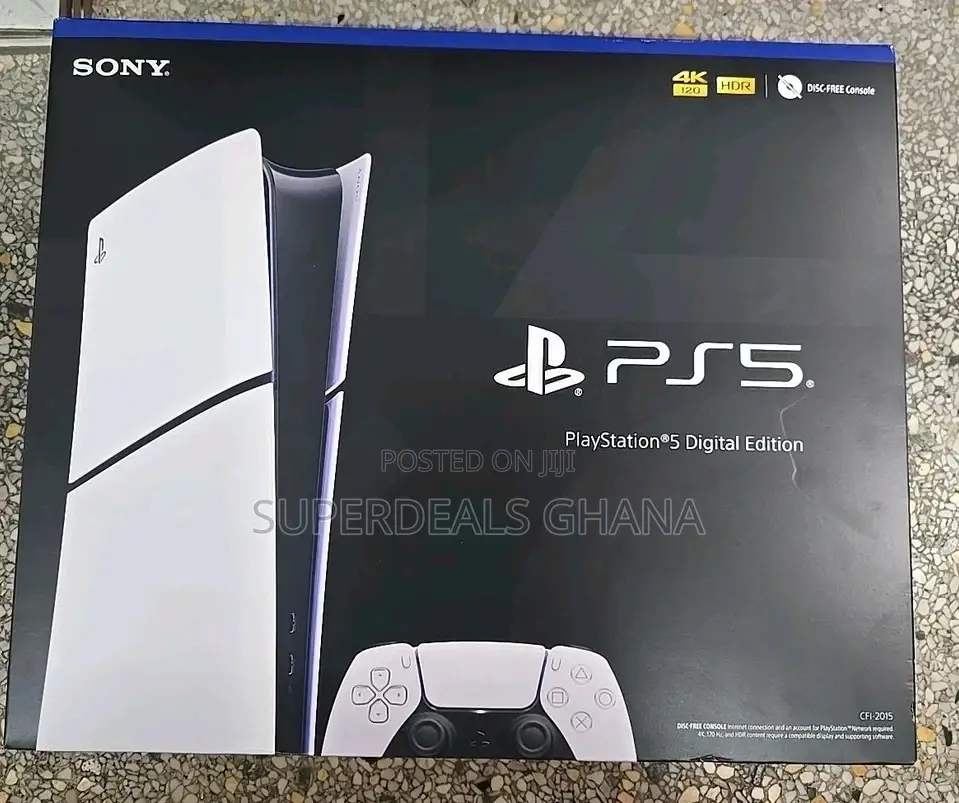 Sony Ps5 Slim Digital Edition 825gb Video Game Console - White