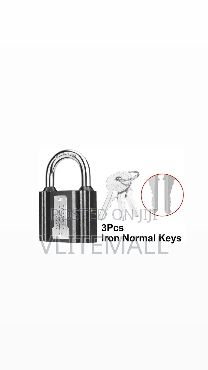 Ingco Heavy Duty Long Shackle Brass Padlock -