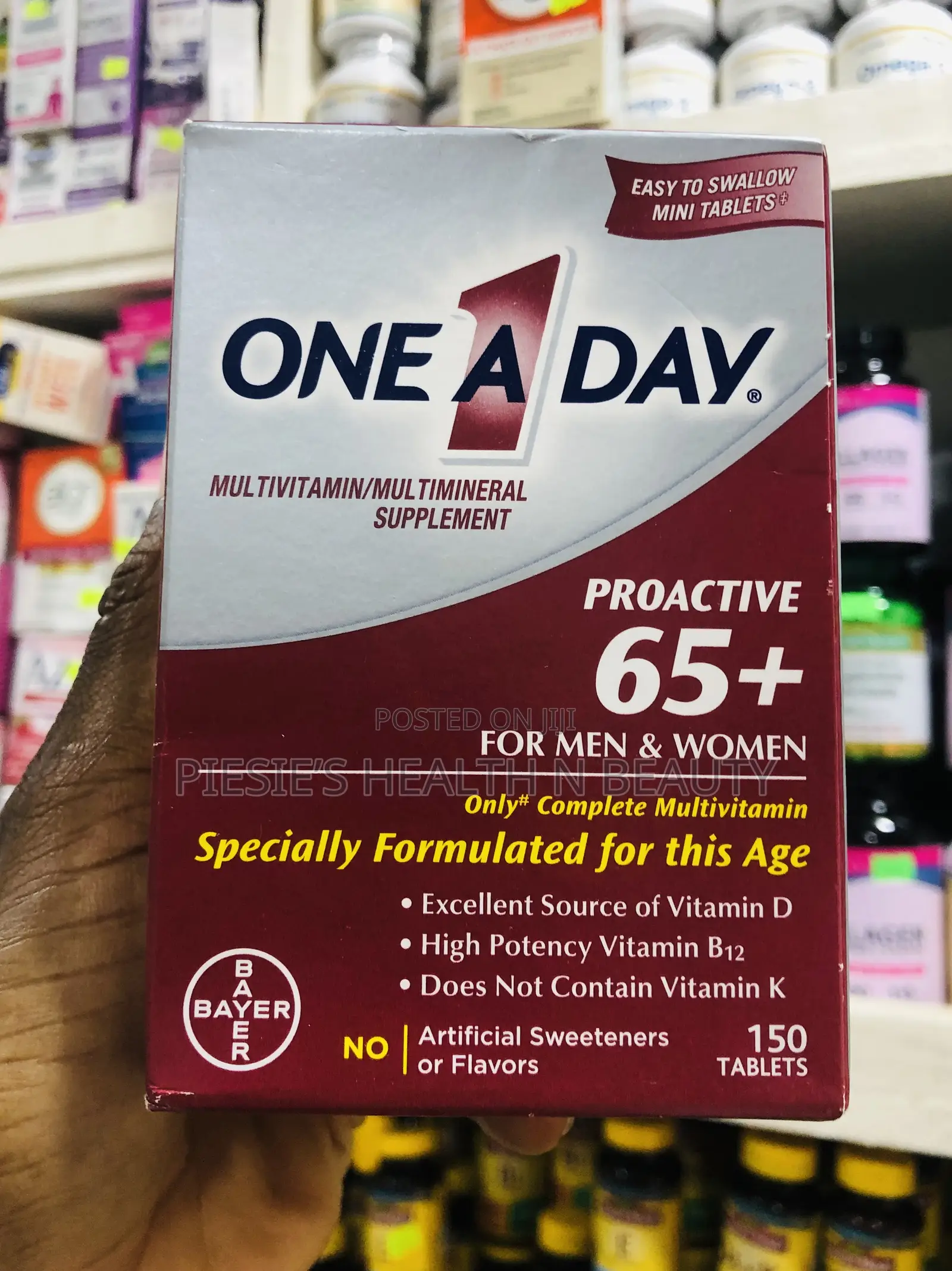 One a Day Proactive 65+ for Men Women 150 Tablets