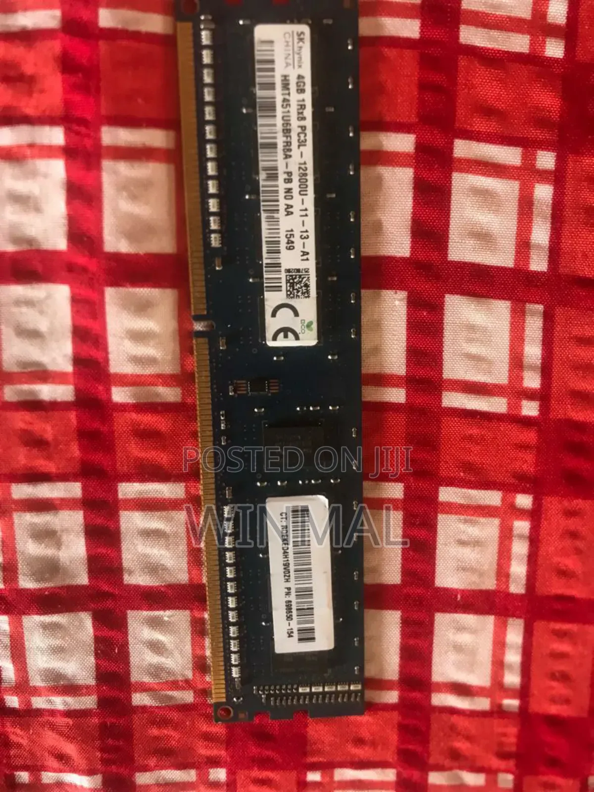 Desktop DDR-3 Ram 4gb