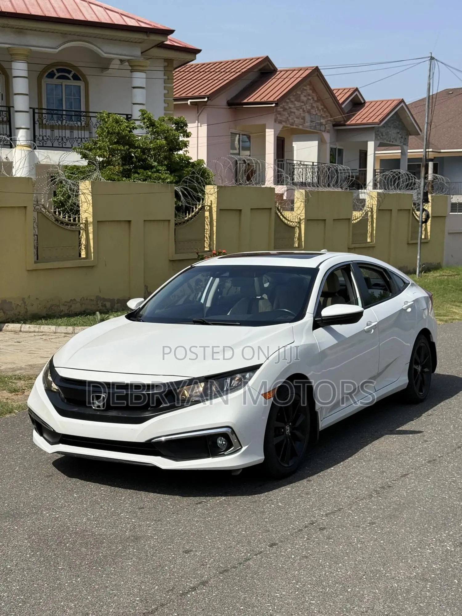 Honda Civic EX-L Sedan 2020 White
